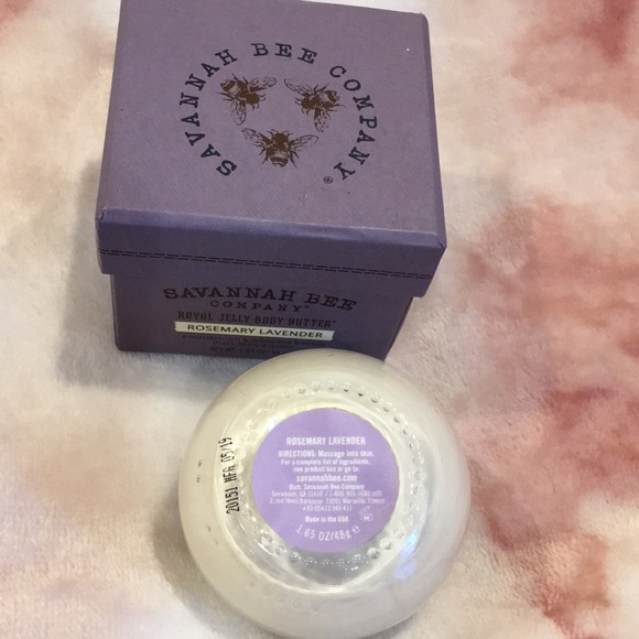 Savannah Bee Co Rosemary Lavender Royal Jelly Body Butter 1.65 oz NWT Boxed - Picture 7 of 15